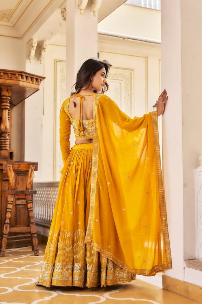 Americanchoice Fully Stitched Designer Lehnga Choli Set - Image 5