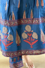Americanchoice Cotton Printed Kurta With Pant & Dupatta Set - Image 4