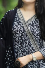 Americanchoice Multicolor Viscose Rayon Kurta and Pant Set with Dupatta - Image 3