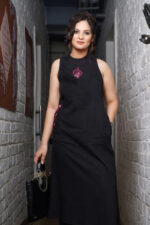 Americanchoice Handloom Black South Cotton Kurta & Pant Set