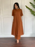 Americanchoice Cotton Embroidered Kurta & Pant Set - Image 4