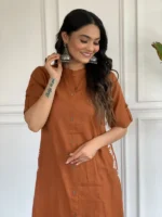 Americanchoice Cotton Embroidered Kurta & Pant Set - Image 5