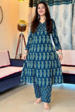 Americanchoice Cotton Kurta With Pant & Dupatta Set - Image 4