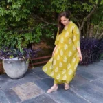 Americanchoice Yellow Cotton Kurta and Pant Set - Image 4