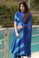 Americanchoice Lehriya Print Grorgett with Sifon Butti Dupatta