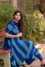 Americanchoice Lehriya Print Grorgett with Sifon Butti Dupatta - Image 2