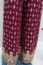 Americanchoice New Party Wear Koti Blouse Suit Set - Image 3