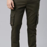 Americanchoice Men’s Olive Green Cotton Cargos