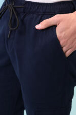 Americanchoice Men’s Navy Blue Cotton Cargos - Image 2