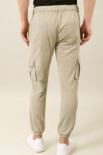 Americanchoice Men’s Beige Cotton Cargos - Image 3