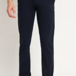 Americanchoice Men’s  Navy Blue Cotton Chinos Trouser