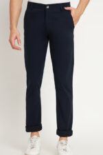 Americanchoice Men’s  Navy Blue Cotton Chinos Trouser