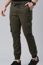Americanchoice Men’s Olive Green Cotton Cargos - Image 2