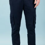 Americanchoice Men’s Navy Blue Cotton Cargos