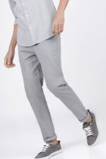 Americanchoice Men's Grey Cotton Chinos Trouser - Image 3