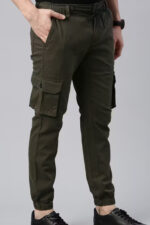 Americanchoice Men’s Olive Green Cotton Cargos - Image 3