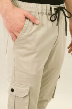 Americanchoice Men’s Beige Cotton Cargos - Image 5