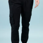 Americanchoice Men’s Black Cotton Cargos
