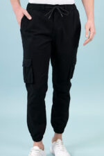 Americanchoice Men’s Black Cotton Cargos