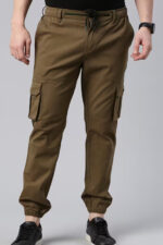 Americanchoice Men’s Brown Cotton Cargos