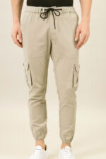Americanchoice Men’s Beige Cotton Cargos