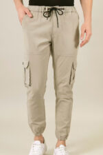 Americanchoice Men’s Beige Cotton Cargos - Image 2