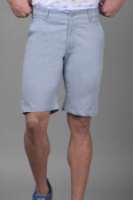 Americanchoice Men’s Bluish Grey Cotton Chinos Trouser