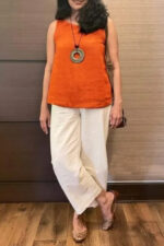 Americanchoice Orange Cotton Co-Ord Set