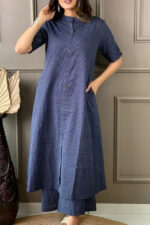Americanchoice Navy Blue Cotton Co-Ord Set - Image 3