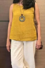 Americanchoice Yellow Cotton Co-Ord Set - Image 2