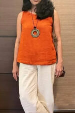 Americanchoice Orange Cotton Co-Ord Set - Image 2