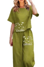Americanchoice Cotton Classy Green Co-ord Set - Image 3