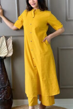 Americanchoice Yellow Cotton Co-Ord Set - Image 3