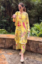 Americanchoice Yellow Muslin Fabric Co-Ord Set - Image 2
