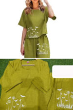 Americanchoice Cotton Classy Green Co-ord Set - Image 4