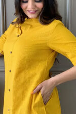 Americanchoice Yellow Cotton Co-Ord Set