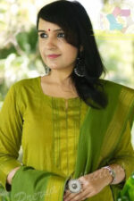 Americanchoice Handloom South Cotton Kurta and Pant Set with South Cotton Dupatta - Image 2