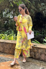 Americanchoice Yellow Muslin Fabric Co-Ord Set - Image 3