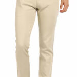 Americanchoice Men’s Beige Cotton Chinos Trouser