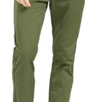 Americanchoice Men’s Olive Green Cotton Chinos Trouser