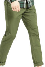 Americanchoice Men’s Olive Green Cotton Chinos Trouser - Image 4
