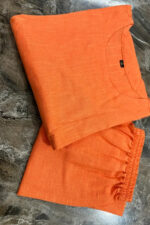 Americanchoice Handloom Orange South Cotton Kurta & Pant Set - Image 6