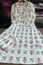 Americanchoice Cotton White Printed Kurta & Pant Set - Image 4