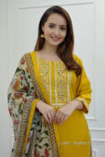 Americanchoice Yellow Cotton Solid Kurtis For Women - Image 3