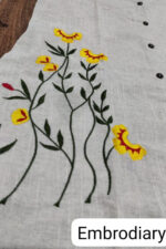 Americanchoice Grey Women's Classy Cotton Middy Dress for Festivals and Party - Image 3