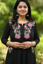 Americanchoice Black Cotton Embroidered Kurta & Pant Set - Image 3