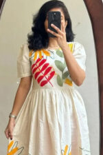 Americanchoice Cotton Floral Middy Dress - Image 5