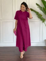 Americanchoice Cotton Embroidered Kurta & Pant Set - Image 3