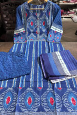 Americanchoice Cotton Printed Kurta With Pant & Dupatta Set - Image 2