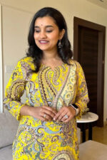 Americanchoice Yellow Cotton Printed Kurta & Pant Set - Image 2